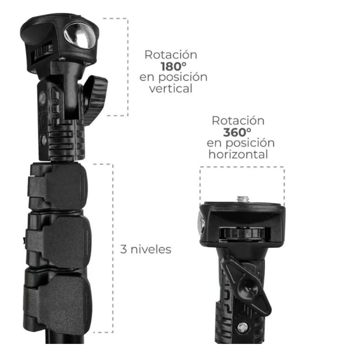 Miniatura 7 de Palo Monopod Selfie para Cel YT1288